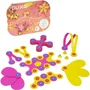 Gipsy Toys Clixo - Jeu de construction magnétique flexible et créatif - 30 pièces rose et jaune - À partir de 4 ans