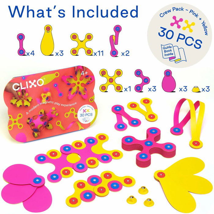 Gipsy Toys Crew Pack CLIXO - Rose/Jaune Gipsy Toys Crew Pack CLIXO - Rose/Jaune
