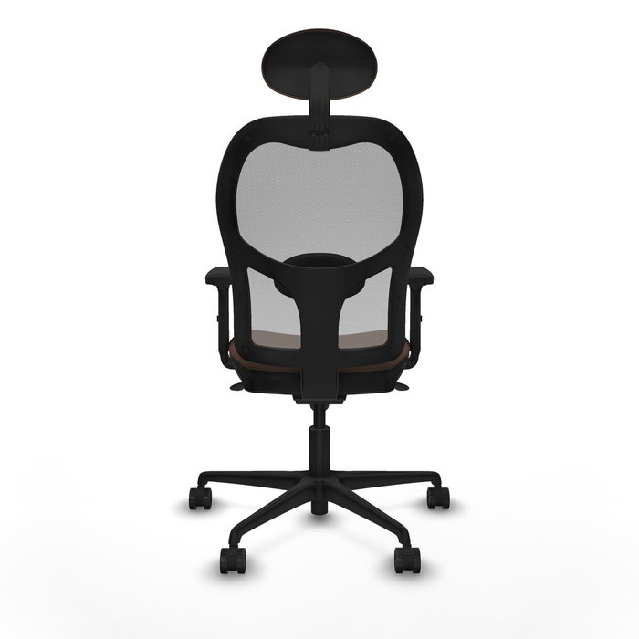 Piqueras y Crespo Chaise de Bureau Jorquera 2D036N1 Gris Brun foncé