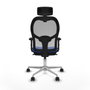 Piqueras y Crespo Chaise de Bureau Jorquera 2D086N2 Bleu