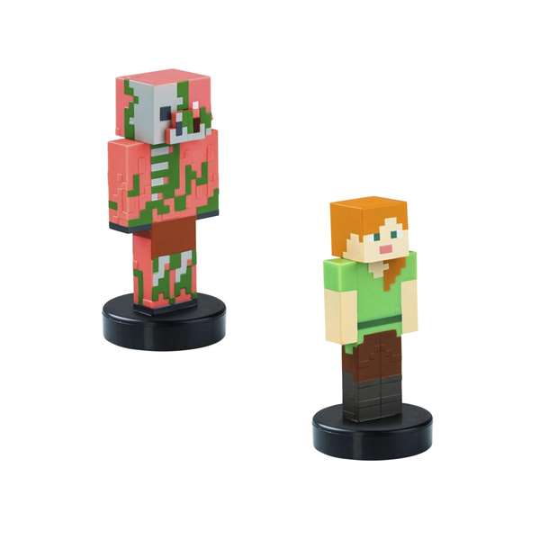 Bizak Minecraft Pack de 2 figurines sous blister - Modèles assortis Bizak Minecraft Pack de 2 figurines sous blister - Modèles assortis