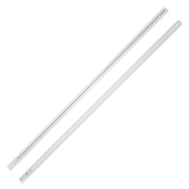 Rail monophasé encastré 2 mètres blanc avec projecteurs LED - Réf. HO-218000CARRIL-2M-EM