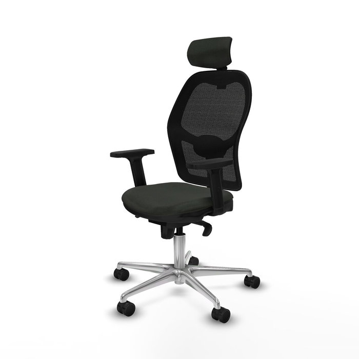 Piqueras y Crespo Chaise de Bureau avec Appui-tête Jorquera 2D086N2 Noir Piqueras y Crespo Chaise de Bureau avec Appui-tête Jorquera 2D086N2 Noir