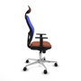 Piqueras y Crespo Chaise de Bureau Jorquera 1D086N1 Bleu Marron