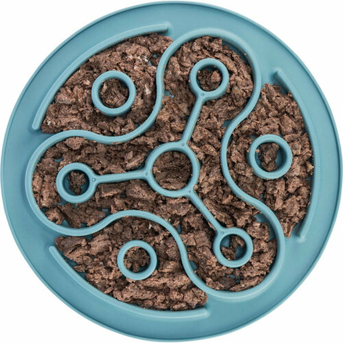 Mangeoir pour animaux Trixie Bleu TPE Ø 28 cm Mangeoir pour animaux Trixie Bleu TPE Ø 28 cm