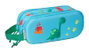 Safta Portatodo Double 3D Dinosaure - Boîte de Rangement pour Jouets - 21 x 8 x 6 cm - Enfant 3 Ans et Plus