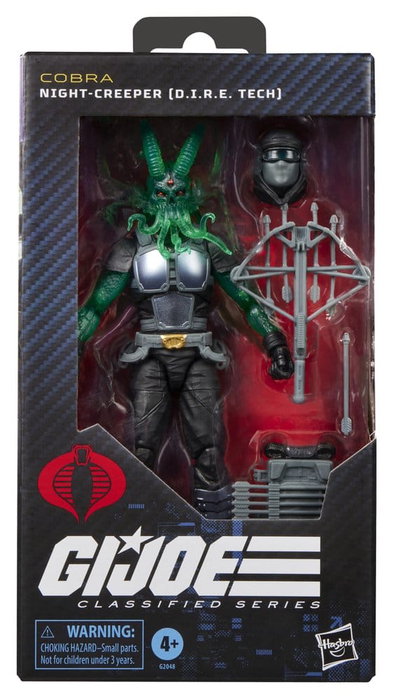 HASBRO Figura Night Creeper D.I.R.E. Tech Classified Series Cobra G.I. Joe 15cm