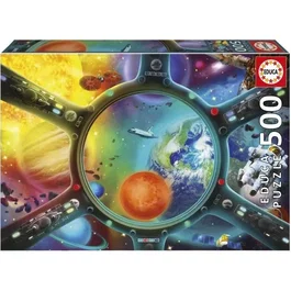 Educa Puzzle Promenade Spatiale 500 pièces sur le thème de la science et de l'espace - 48x34 cm