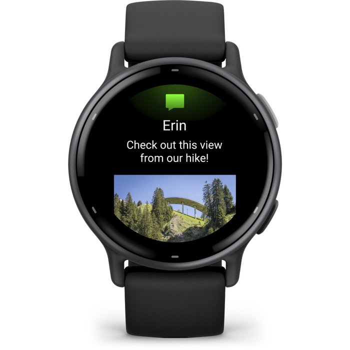Garmin Vivoactive 5 - Black / Slate Grey - Écran AMOLED 1,2 pouces