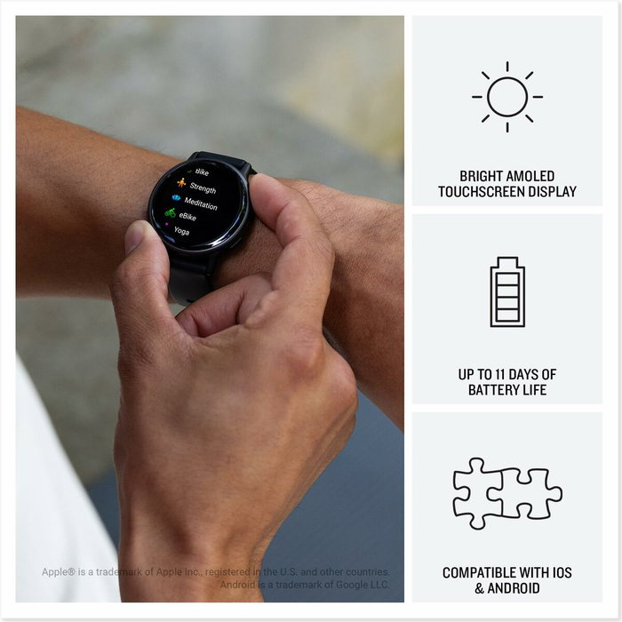 Garmin vívoactive 5 - Montre connectée AMOLED Noir Garmin vívoactive 5 - Montre connectée AMOLED Noir