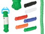 Arte Regal Corde à Linge en Plastique 10 m x 6 mm Lot de 6 Couleurs Assorties (Bleu, Blanc, Orange, Rouge, Vert, Noir) (Set de 24)