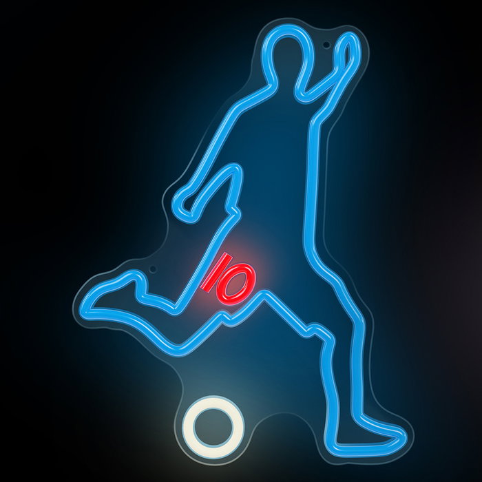 Forever Lampe Néon LED Plexi Footballer avec Gradation et USB