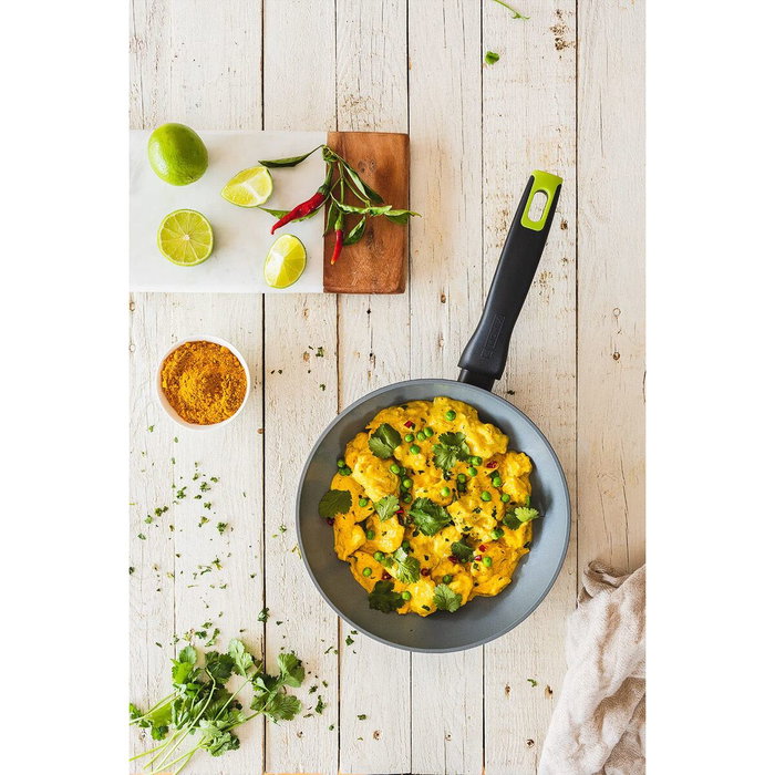 Wok Monix M261232 Gris Aluminium Ø 28 cm