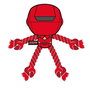 Cerda - Jouet à mâcher pour chien en corde dentaire Avengers Iron Man, 13.0 x 11.0 x online_cm