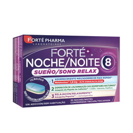 Forte Pharma Forté Night Sleep Relax Comprimés pour le Sommeil et la Relaxation, 30 Unités