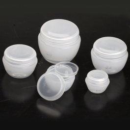 Cosmetic Club Lot de 5 bocaux pour maquillage avec bouchons de protection