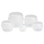 Cosmetic Club Lot de 5 bocaux pour maquillage avec bouchons de protection