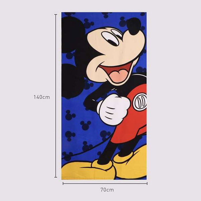 Serviette de plage Mickey Mouse Rouge 70 x 140 cm