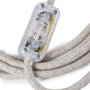 Lampe de table Plumber Pipes vieillies interrupteur au pied [AM-CA941]