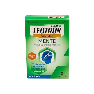 Leotron Mente Multivitamines et minéraux 50 comprimés Leotron Mente Multivitamines et minéraux 50 comprimés
