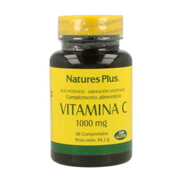NATURES PLUS Vitamine C 1000mg + Cynorrhodon 60 comprimés
