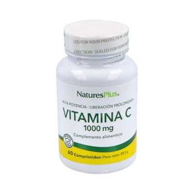 Natures Plus Vit. C 1000mg + Escaramujo Action Retard 60 Comprimés Natures Plus Vit. C 1000mg + Escaramujo Action Retard 60 Comprimés