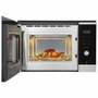 Continental Edison CEMO25GINES Micro-ondes encastrable Noir Inox 25 L