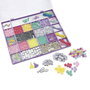 TACHAN - Coffret de bijoux créatifs Deluxe avec plateau de rangement et plus de 1300 pièces : perles, lettres, pompons pour bracelets - À partir de 5 ans