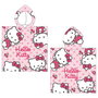 Cerdá Poncho microfibre Hello Kitty - 50 x 115 cm - rose clair - dès 3 ans