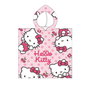 Cerdá Poncho microfibre Hello Kitty - 50 x 115 cm - rose clair - dès 3 ans