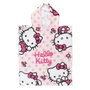 Cerdá Poncho Hello Kitty microfibre rose clair 50 x 115 cm