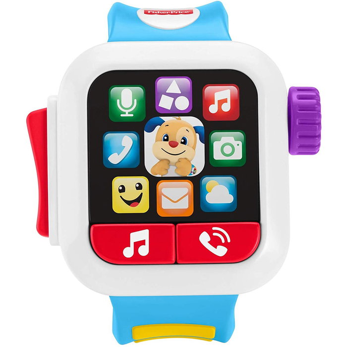 Fisher-Price Smartwatch Hora De Aprender GTW25, montre éducative et interactive pour enfants à partir de 6 mois, langue portugaise