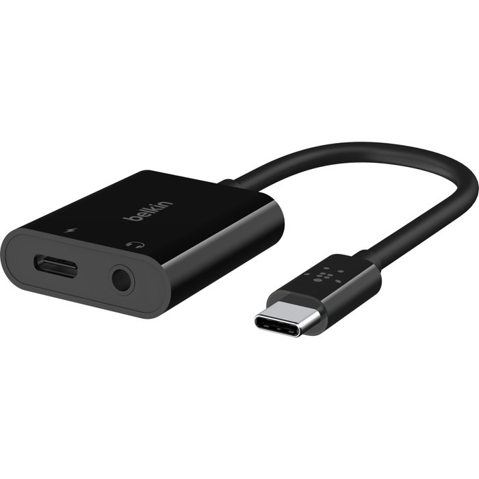 Belkin RockStar Adaptateur Audio et Charge USB-C 3,5 mm NPA004btBK
