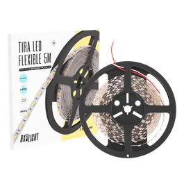 BX3 LIGHT BX3-R5031072W2-W Ruban LED 5m 300 SMD5050, 14.4W/m, 24V DC, IP20, Blanc Naturel 6000K, Décoration Intérieure