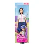 Barbie Poupée Pilote JKF75 avec tenue de pilote et képi