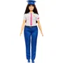 Barbie Poupée Pilote JKF75 avec tenue de pilote et képi