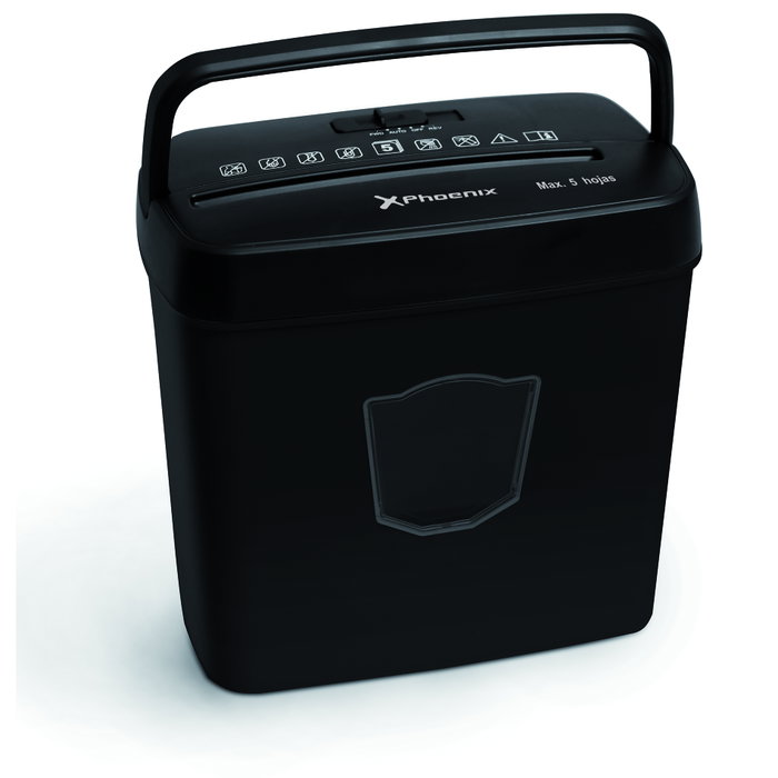 Destructrice de documents Cross Cut 12L – Niveau de sécurité DIN 3 – Phoenix Technologies Destructrice de documents Cross Cut 12L – Niveau de sécurité DIN 3 – Phoenix Technologies