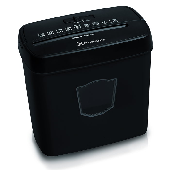 Destructrice de documents Cross Cut 12L – Niveau de sécurité DIN 3 – Phoenix Technologies Destructrice de documents Cross Cut 12L – Niveau de sécurité DIN 3 – Phoenix Technologies