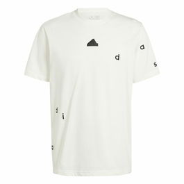 T-shirt à manches courtes homme Adidas Bl Sj Q1 Blanc
