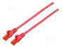 GOOBAY Cordon de raccordement Cat 6 U/UTP 1,5m Rose