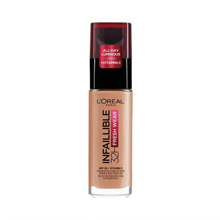 L'Oréal Paris Infaillible 24h Fresh Wear Fond de Teint Liquide 300-ambre SPF25