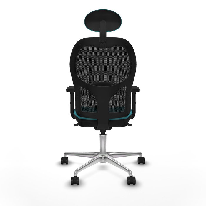 Piqueras y Crespo Chaise de Bureau avec Appui-tête 2D086N1 Turquoise Piqueras y Crespo Chaise de Bureau avec Appui-tête 2D086N1 Turquoise