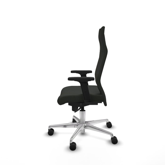 Piqueras Y Crespo Fauteuil Albacete avec mécanisme Sincro, Negro, Base aluminium Piqueras Y Crespo Fauteuil Albacete avec mécanisme Sincro, Negro, Base aluminium