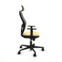 Piqueras y Crespo Chaise de Bureau avec Appui-tête Jorquera 1D036N2 Crème