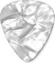 DUNLOP Pack de 12 médiators en celluloïde véritable blanc nacré - Thin