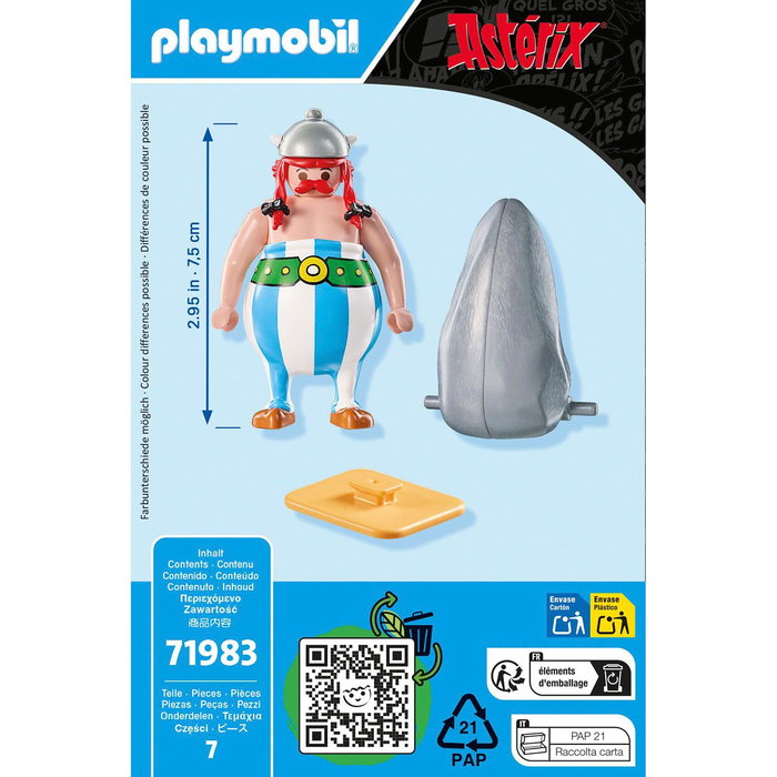 Playmobil Astérix : Obélix et son ménhir 71983