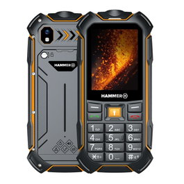 HAMMER Boost 2 Téléphone Mobile Robust 4G LTE IP68 MIL-STD-810H Dual SIM Bluetooth USB-C 3500mAh