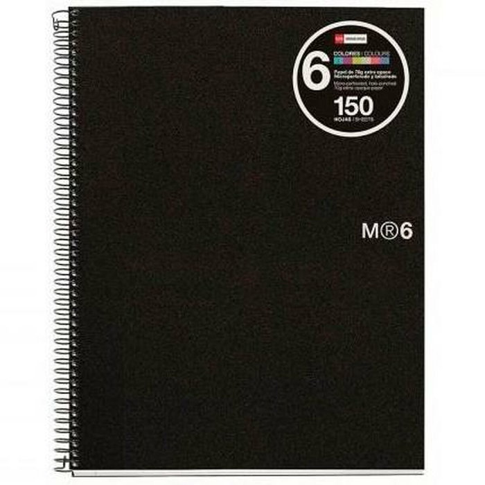 Miquelrius Cahier Microperforé Graphite A4 5 Pièces Miquelrius Cahier Microperforé Graphite A4 5 Pièces