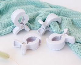 KioKids Pinces pour Mousselines Blanco