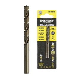 WOLFPACK LINEA PROFESIONAL Broca Cobalt HSS Cylindrique 4,50 mm (Lot de 2)